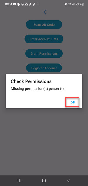 Image: Click OK to continue